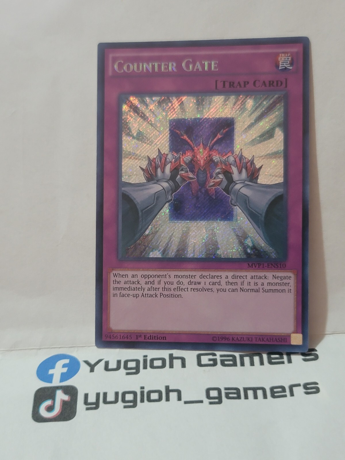YUGIOH COUNTER GATE 1ST EDITION MVP1ENS10 SECRET LIGHT PLAYED eBay