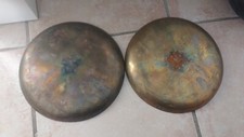 ancien plateau en laiton , balance ancienne diamètre 24 centimètres 
