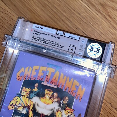 【コレクターサラリーマン♂】メダルゲームEXセット など　2枠目 New Cheetahmen 2 II The Lost Levels Sealed VGA 8.5 Signed 2012