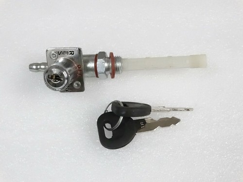 Robinet De Réservoir De Carburant À Essence Pour Moto Jawa Avec Clés - Picture 3 of 3