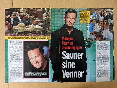 Friends MATTHEW PERRY Great Danish Clippings Articles U945