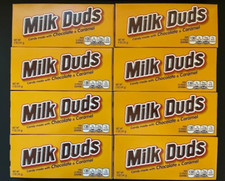MILK DUDS Chocolate and Caramel Candy Boxes 5 oz each 8 BOXES 