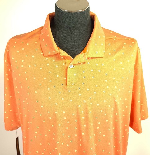 Nike Herren Dri-Fit Vapor Print Golf Polo Orange Floral Gr. 2XL CI9784-847 - Bild 6 von 9