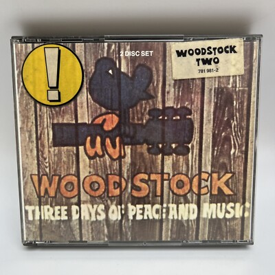 WOODSTOCK TWO - THREE DAYS OF PEACE AND MUSIC - 2 CD'S DICKE BOX/FATBOX