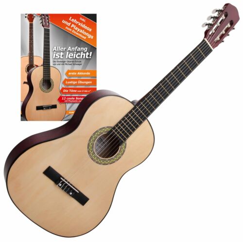 JUEGO de guitarra clásica Cantabile AS-851 4/4 guitarra clásica guitarra - Imagen 1 de 8