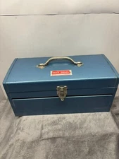 Vintage Belknap Blue Grass T5-BG 167 Tool Box 21"