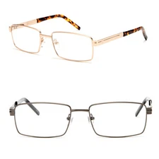 Metal Rectangular Frame RX Optical Frame Glasses Prescription