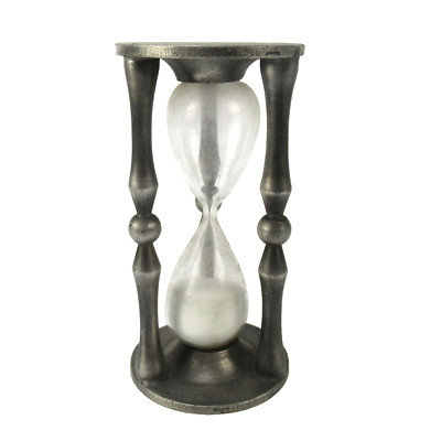 Alte Zinn Sanduhr Art Deco? 30er Jahre? Stundenglas Vintage Hourglass Sandtimer