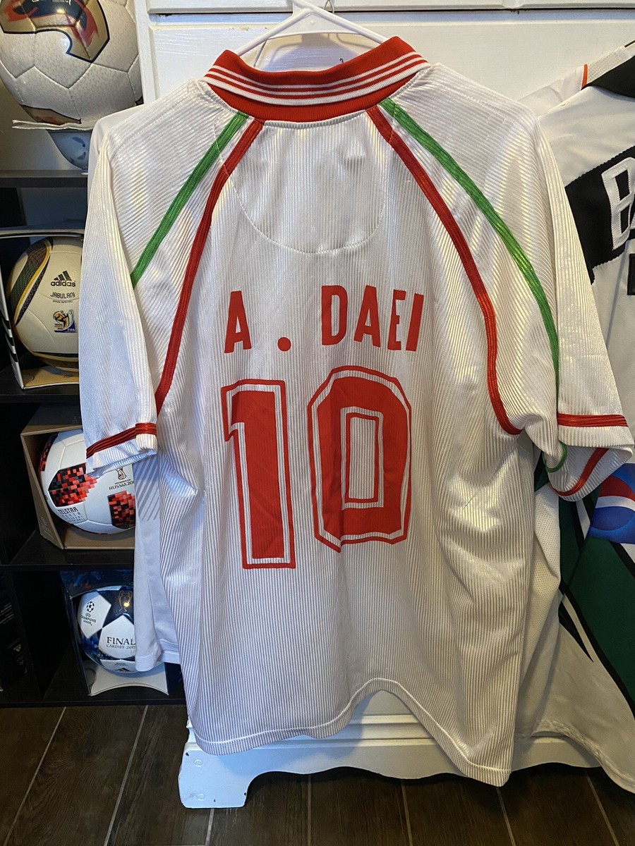 Vintage 1999 Iran Daei Sport Ali Daei Soccer Jersey Authentic
