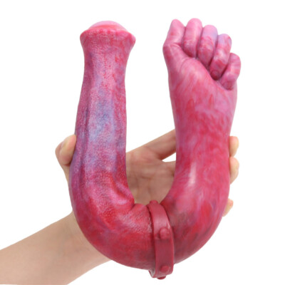 13.7"Dual-end Huge King Cock Fist Dong Hand Dildo Anal Plug Vaginal ASS Sex  Toys | eBay