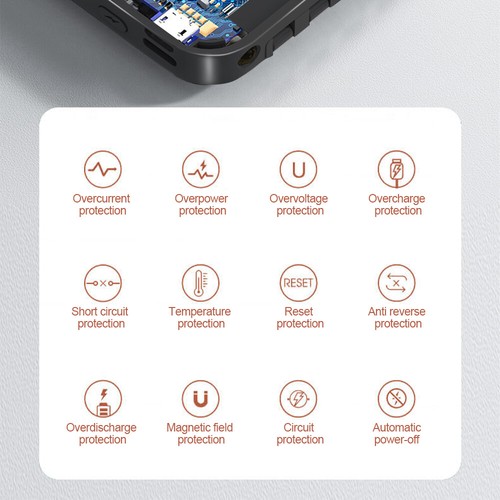 9000000mAh Powerbank Externer Batterie Ladeger t ZusatzAkku 4 USB F r Alle Handy - Bild 4 von 13