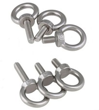 M3 M4 M5 M6 M8~M24 304 stainless steel Eye screw bolt O-ring Lifting Screw rings