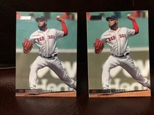 2021 Topps Stadium Club Black Foil & Base Card Eduardo Rodriquez # 295 Red Sox