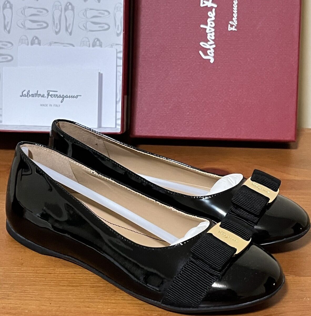 Salvatore Ferragamo Baby Girl mini Varina Kids Shoes Ballet Salvatore Ferragamo Baby Girl mini Varina Kids Shoes Ballet