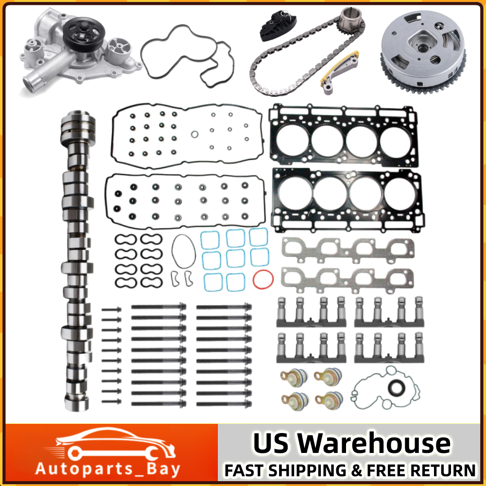 High-Performance NON MDS Camshaft Lifters & Head Gasket Kit for Chrysler Dodge Jeep 6.4L HEMI