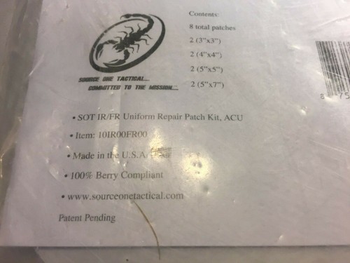 SOT Streitkräfte Uniform Reparatursatz - (8 Stück im Paket) - Bild 10 von 10