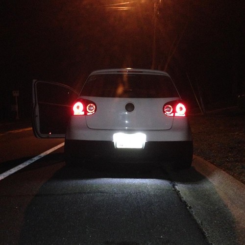 MODULES LED BLANC PLAQUE IMMATRICULATION pour VW GOLF 3 III 1991-97 GTI R32 VR6 - Bild 3 von 3