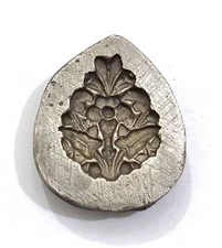 Vintage Bronze Jewelry Die Mold/Mould India Hand Engraved For Jewellery Making