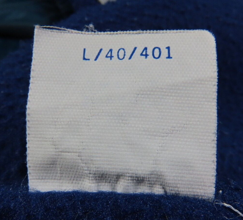 Vintage ABC Sports Sportsmaster Men Blue Winter Full Zip Bomber Jacket Large USA - Picture 11 of 13