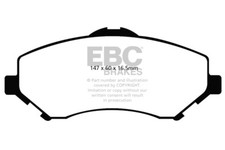Pastiglie freno anteriori EBC Ultimax per Jeep Wrangler 3.8 (2007>11)