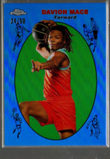2021-22 Topps Chrome Overtime '69 Topps Blue Refr #69TB12 Davion Mace /50 