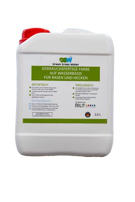 Rilit Greengrass Water Rasenfarbe witterungsbeständig wasserfest Rasenfarbstoff