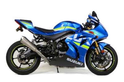 Brocks Predator Full Exhaust Stainless w Titanium Muffler Suzuki