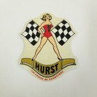 Pinup Girl sticker decal hot rod rat rod vintage look car truck bike hurst 210