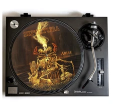 SEPULTURA Turntable Slipmat for Vinyl Records 12” DJ Slip Mat Thrash Metal