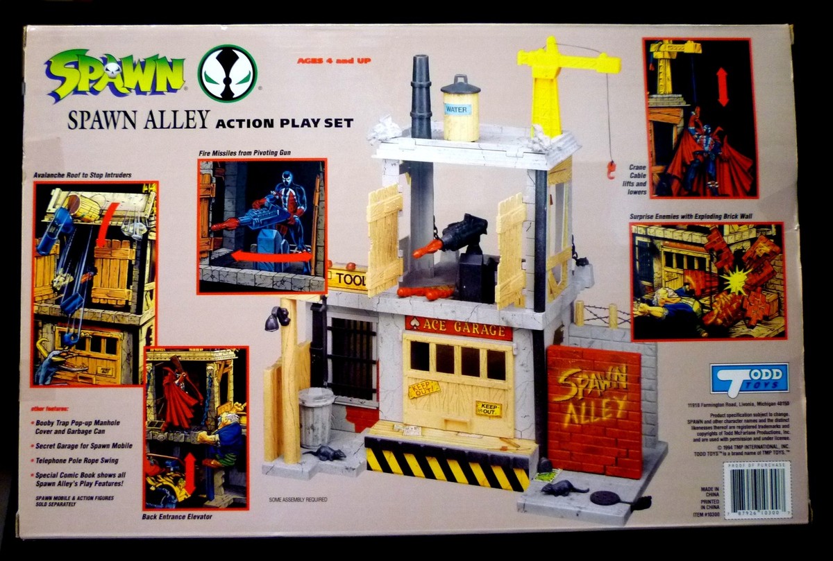 Spawn Series 1 Spawn Alley Playset New 1994 McFarlane Toys