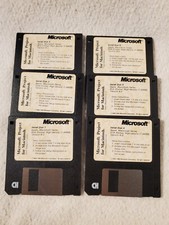 Vtg 1995 Microsoft Project Version 4.0 Macintosh OS 3.5 3.5" Floppy Disks