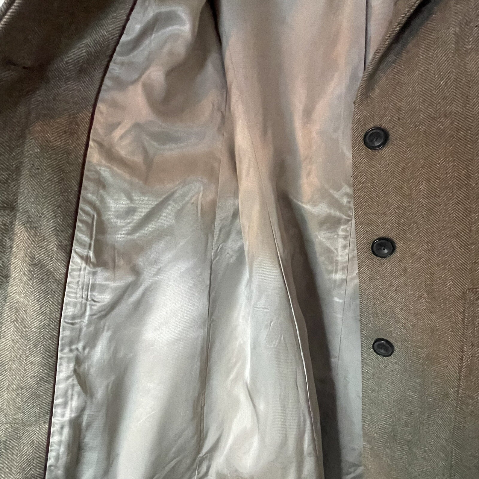 ZARA BASIC Outerwear Long Wool Jacket Womens Medi… - image 5