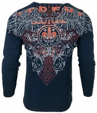Xtreme Couture by AFFLICTION  Men's THERMAL T-Shirt RIVETER