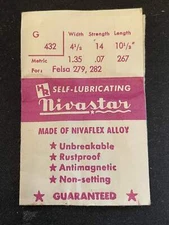 HR Nivastar Mainspring G432 for Felsa caliber 279, 282 - Alloy