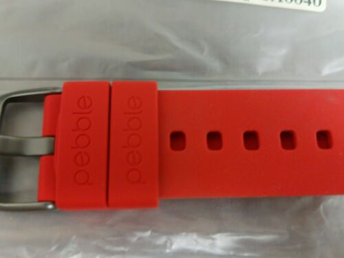 Original Pebble Uhrenarmband 22mm Silikon für Pebble2, Time Steel, 511 Serie 501 - Bild 2 von 2