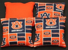 AUBURN TIGERS CORNHOLE BEAN BAGS Baggo Toss Tailgate Game 4 ACA Regulation Bags