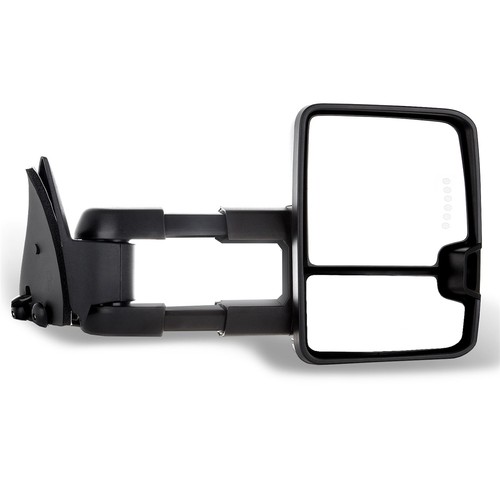 For 88-98 Chevrolet C/K 1500-3500 Side Towing Mirrors Power Signal Lights Pair - Picture 5 of 11