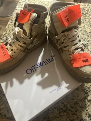 Off-White Off-Court 3.0 High-Top  Beige Orange  Size 41
