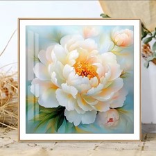 Stickpackung Kreuzstich Vorgedruckt  60x60 cm Blumen 
