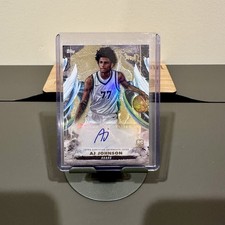 2024-25 Topps Inception AJ A.J Johnson RC Holo Gold Rookie Auto /50 SP SSP Rare
