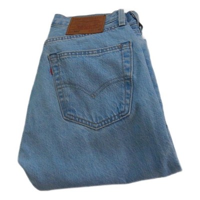 Levi Set 501 Straight Jeans blau Taille 27 Bein 30 W27 L30 Button Fly (Q9101