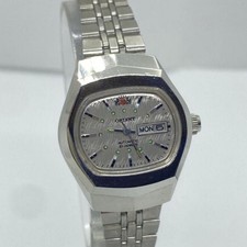 Orient 21 Jewels Vintage Automatic Ladies Watch Timepiece Silver Dial