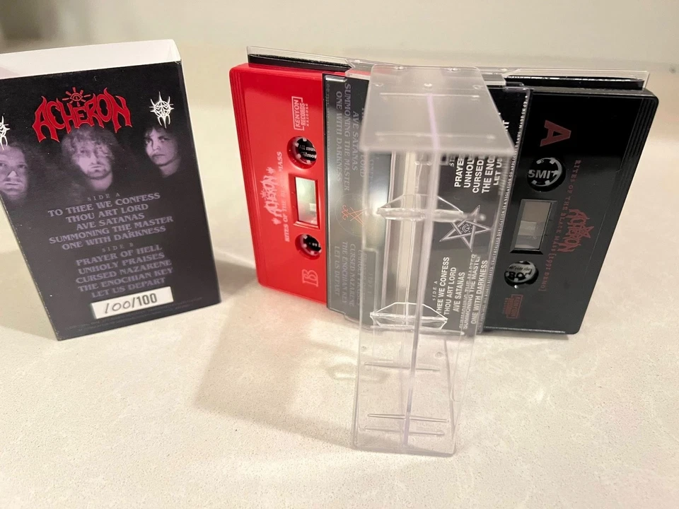 ACHERON - Rites of the Black Mass - 2025 Double Cassette w/Demo - Limited to 100 - Image 2 of 4