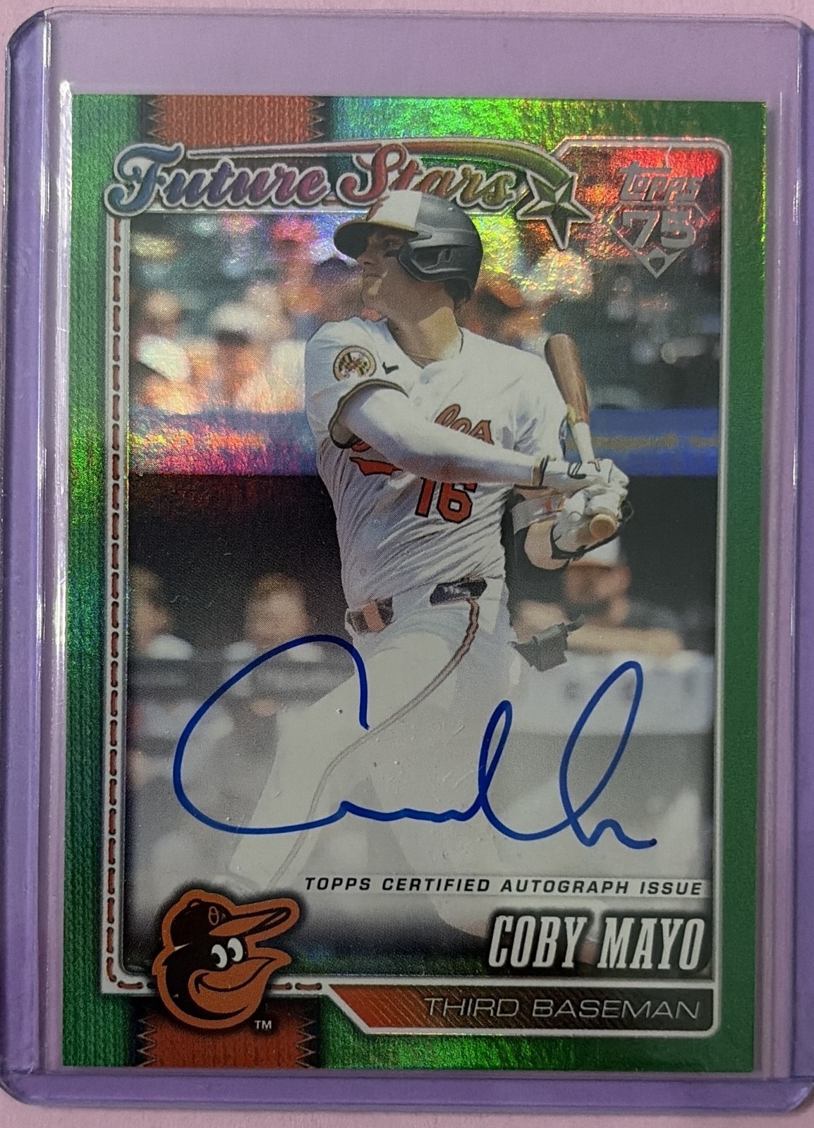 2026 Topps Series 1 - Flagship Real One Autographs Future Stars Coby Mayo /99