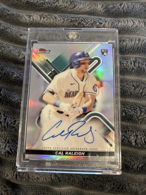 2022 Topps Finest - Finest Autographs Cal Raleigh #FA-CR (AU, RC)