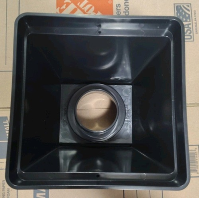 #ad Box Of 10 Dura 9quot; Catch Basin with built in universal outlet. $185.00