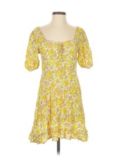 Faithfull the Brand Women Yellow Casual Dress S