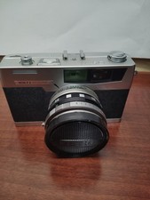 Petri 7s 35mm Rangefinder Film Camera Vintage w/ 45mm f 1.8 Lens w/ Case Parts