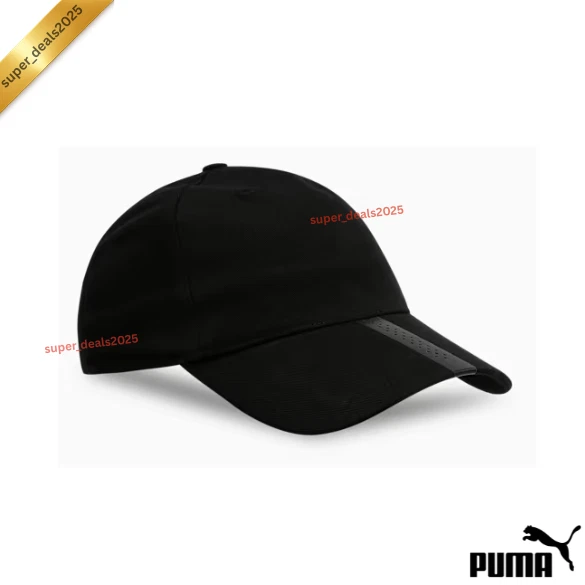 Puma Liga Match Day Football Training Cap Adjustable Black Sports Hat Unisex