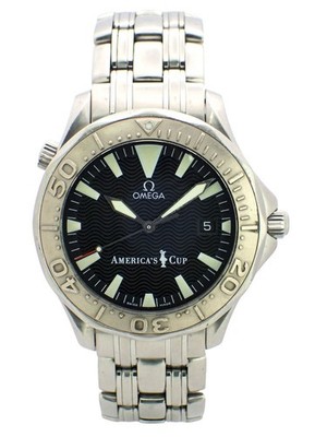 OMEGA Seamaster Chronometer 300m Automatic Watch 2533.50 America's Cup Serviced